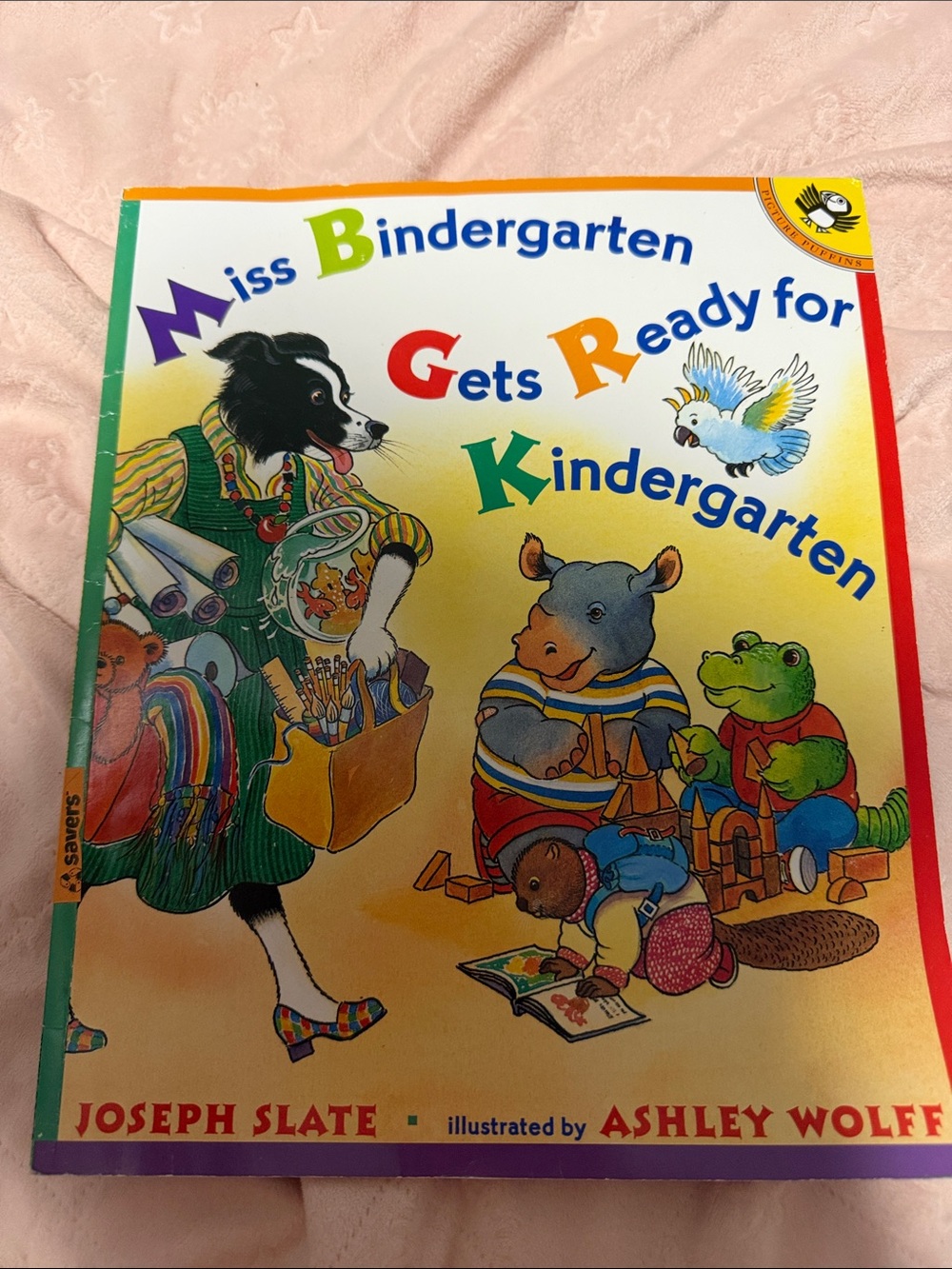 Miss Bindergarten Gets Ready for Kindergarten - Colorful Kids Book